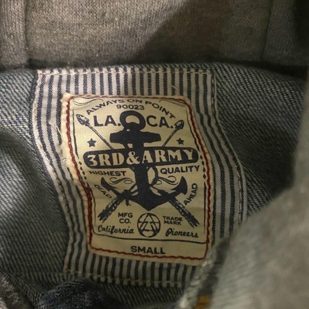 California Pioneers Third Army Denim Women’Jacket - Picture 4 of 5